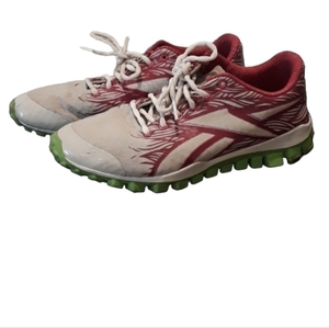Reebok Zig Tech Women's Shark Pink Grey Running Trainers 8‎